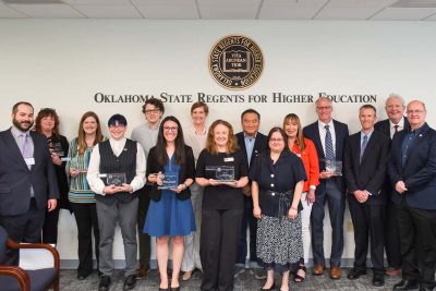 The Council for Online Learning Excellence (COLE) recognized faculty members